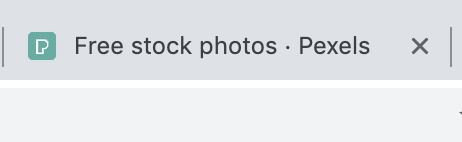 page title