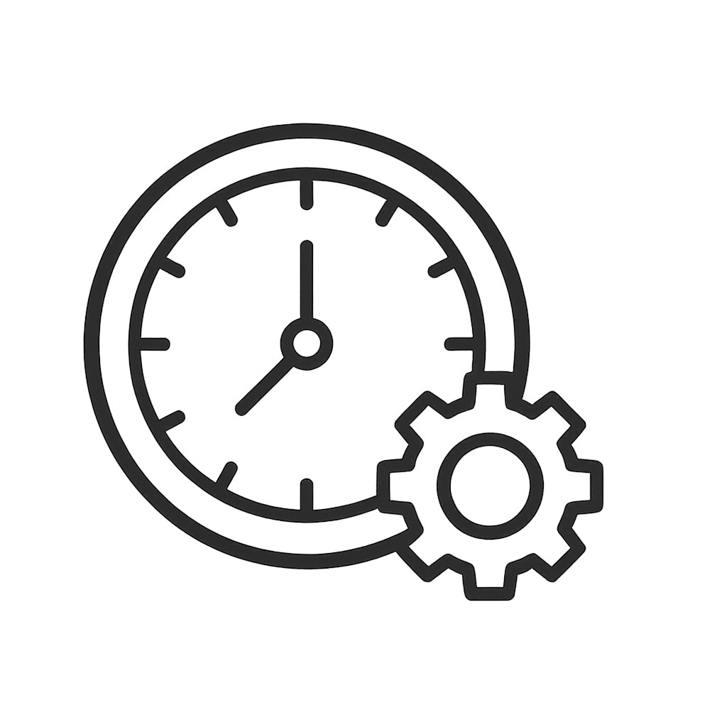 Clock with gear